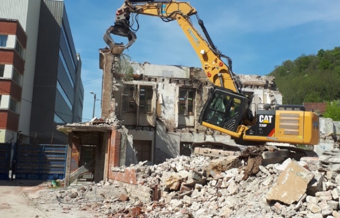 Démolition de bâtiments